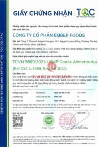 EMBER FOODS GMP Vietnamese