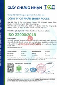 EMBER FOODS ISO Vietnamese