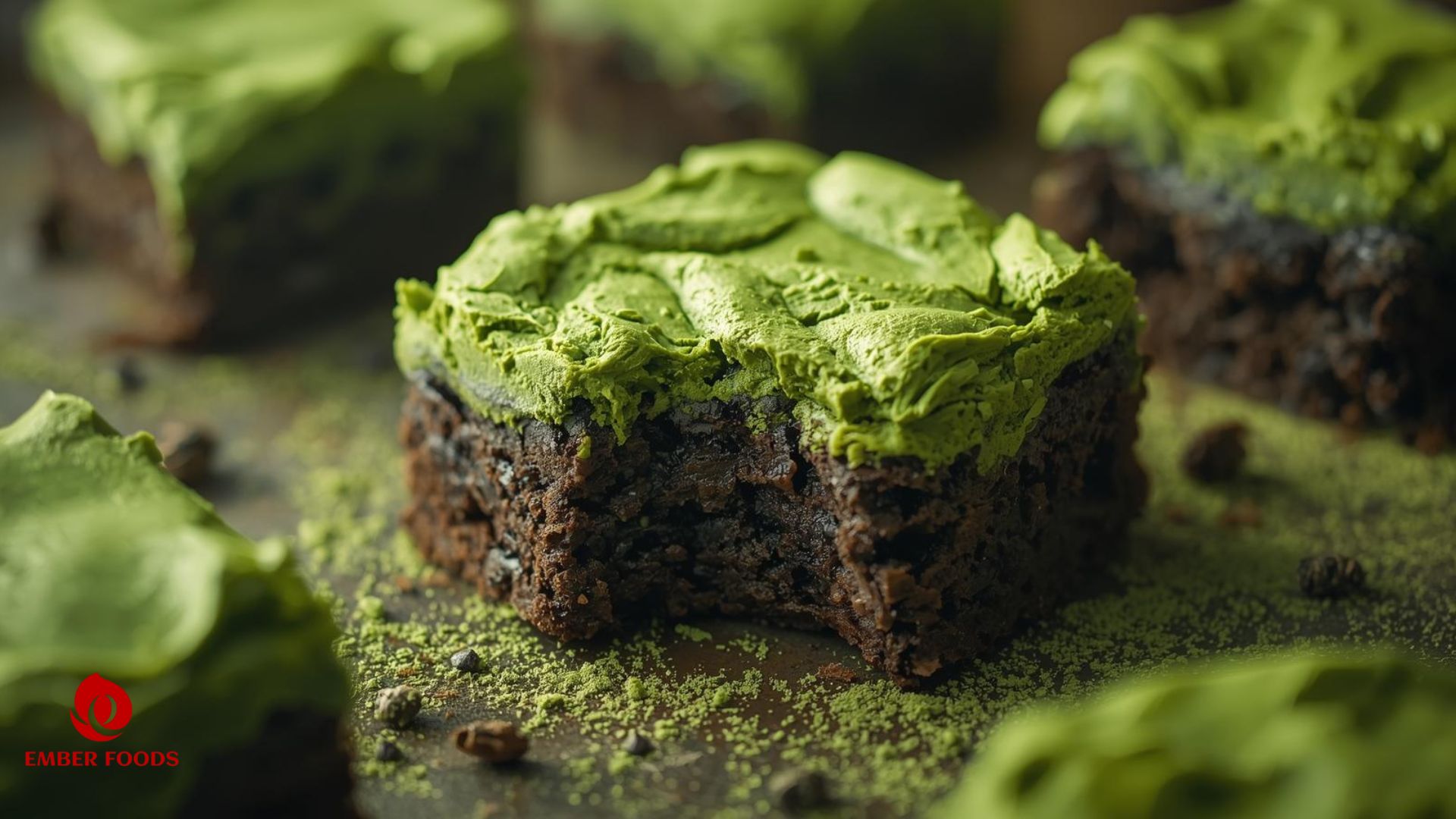 Ember Foods phân phối Bánh Brownie matcha cho chuỗi cửa hàng tiện lợi Ember Foods distributes matcha brownies to convenience store chains
