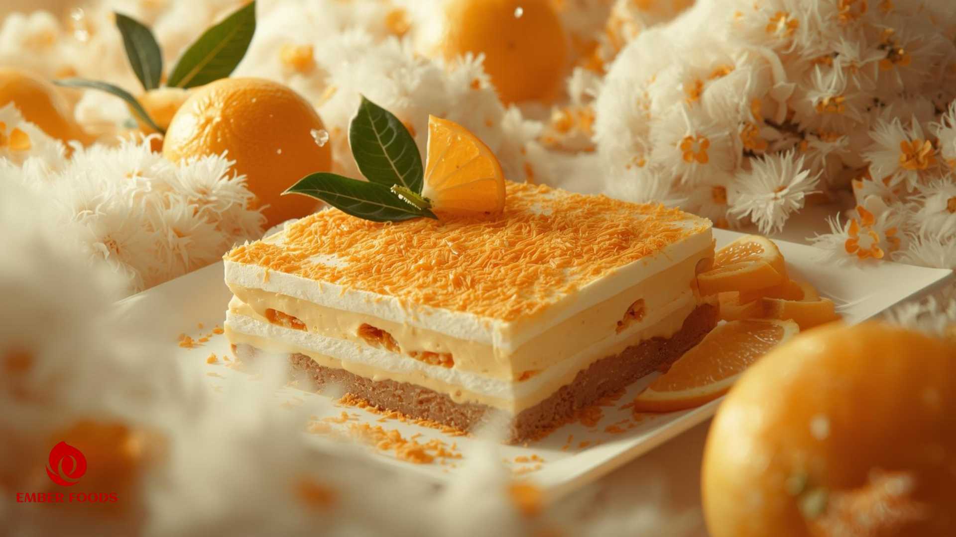 Ember Foods phân phối Bánh tiramisu cam nguyên vị nhập từ xưởng, giá sỉ tốt Ember Foods distributes original orange tiramisu cake imported from the factory, good wholesale price