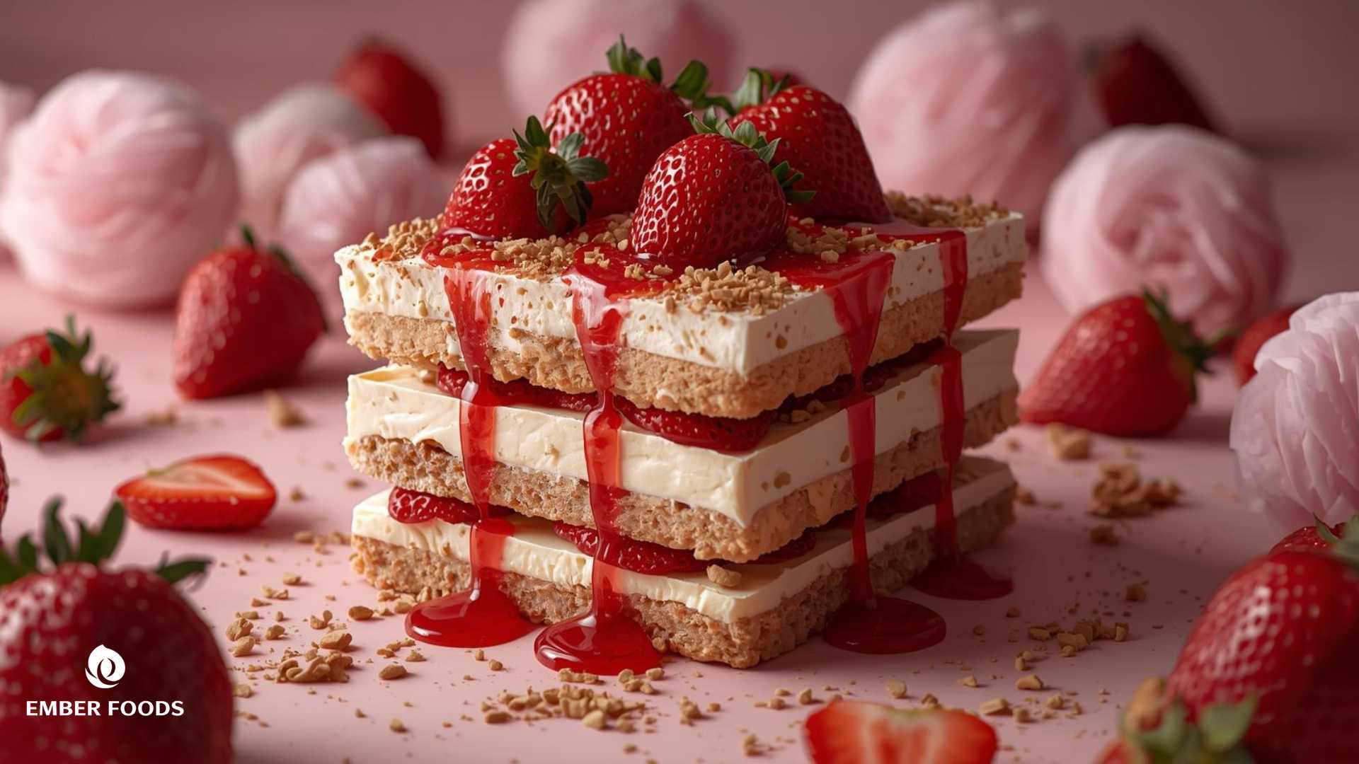 Ember Foods phân phối bánh tiramisu dâu giá sỉ cho đại lý lớn tại TPHCM Ember Foods distributes strawberry tiramisu cake at wholesale prices to large agents in Ho Chi Minh City