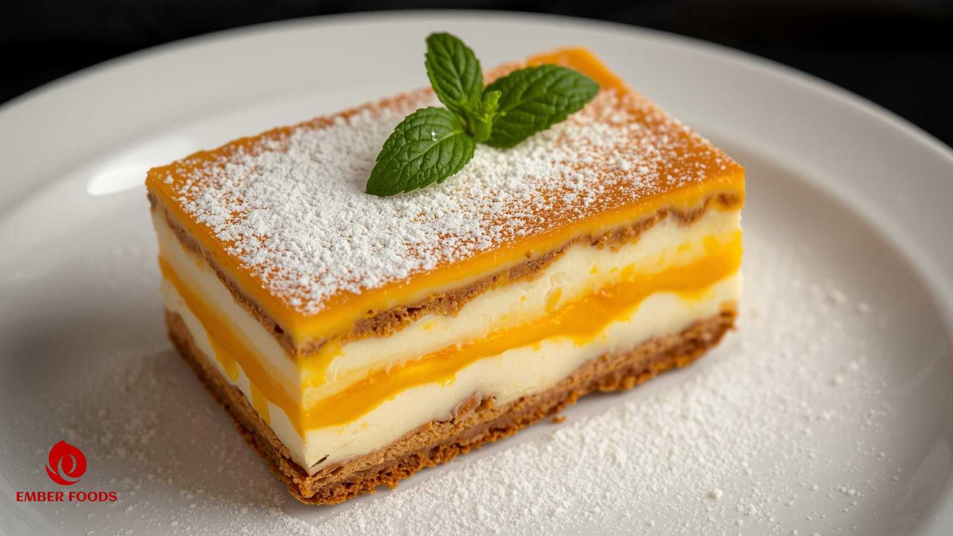 Ember Foods phân phối bánh tiramisu xoài cho chuỗi B2B số lượng lớn Ember Foods distributes mango tiramisu cake to large B2B chains