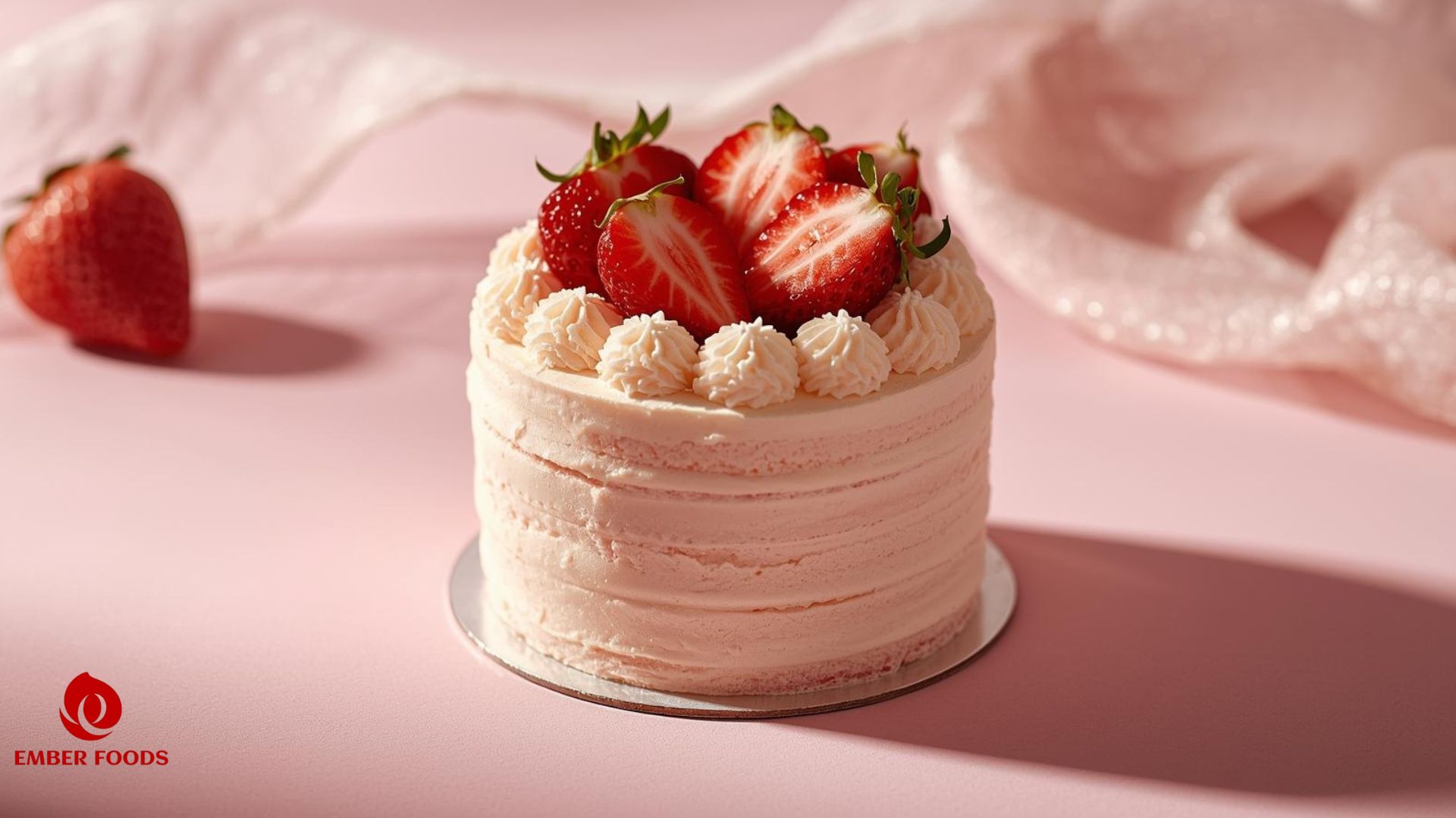 Kết cấu và hương vị bánh Chiffon dâu