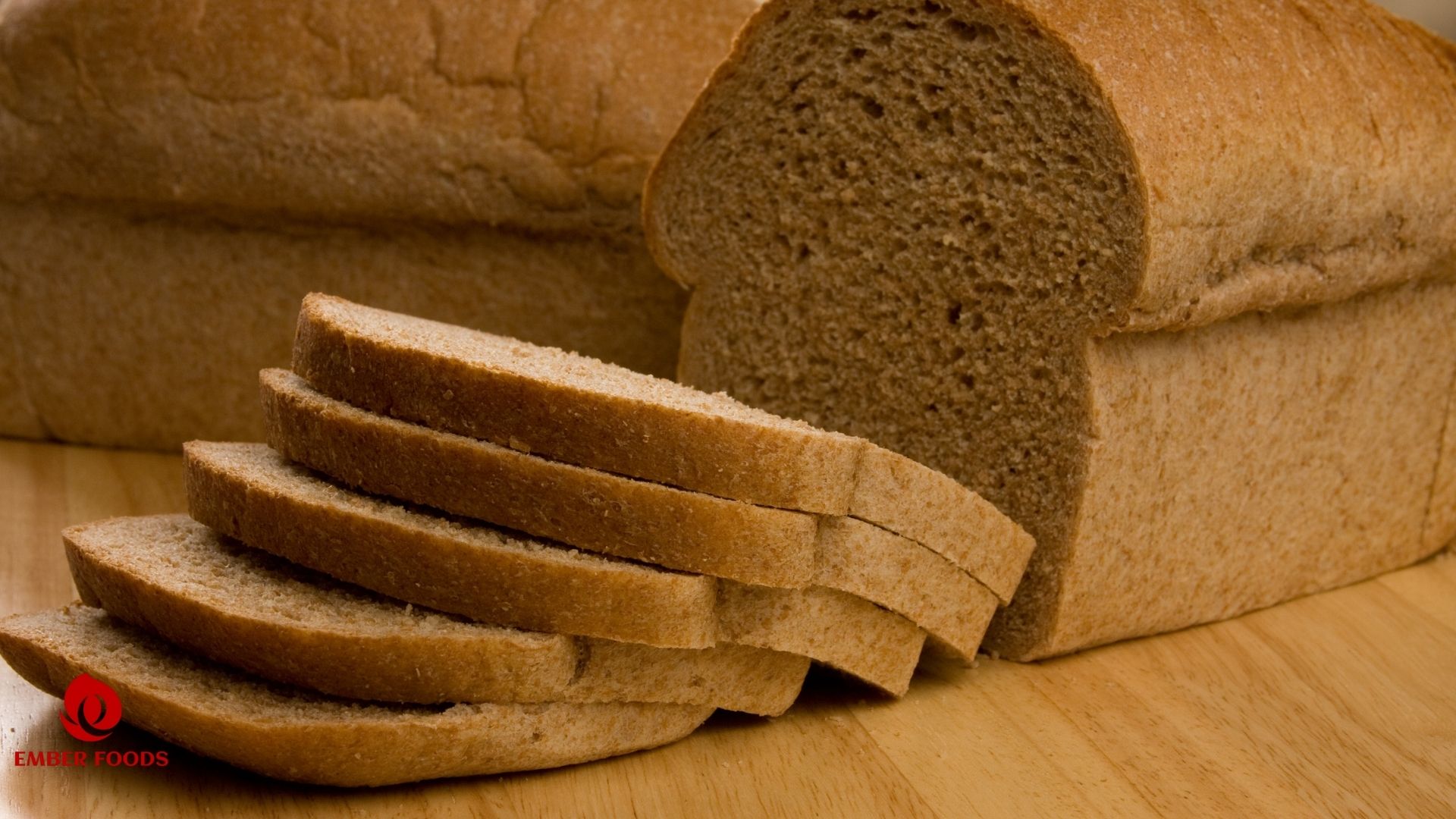 Ember Foods sản xuất đúng tiêu chuẩn của vỏ bánh mì sandwich nguyên cám Ember Foods produces whole wheat sandwich bread crusts that meet the highest standards