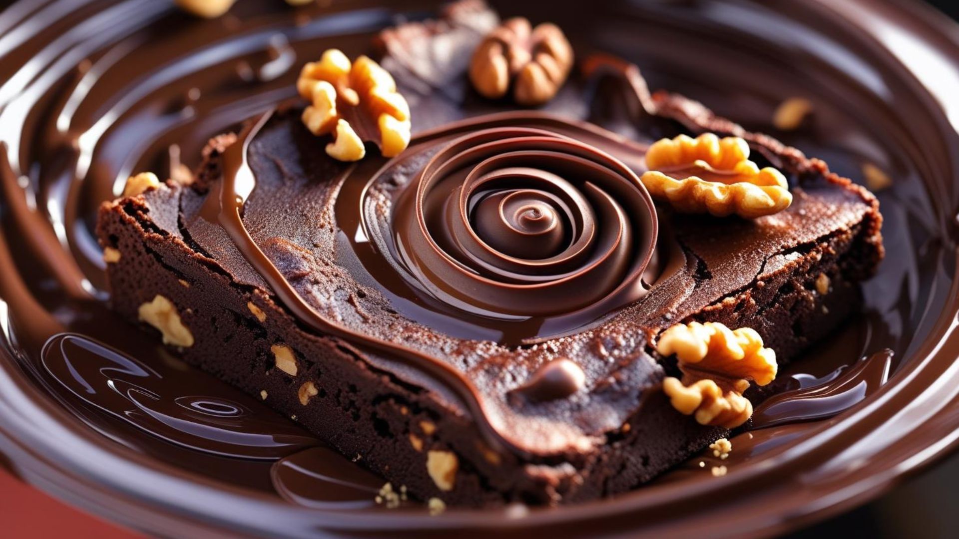 Bánh Brownie hạt óc chó không thể thiếu trong menu - Brownie with hazelnuts is a must have on the menu