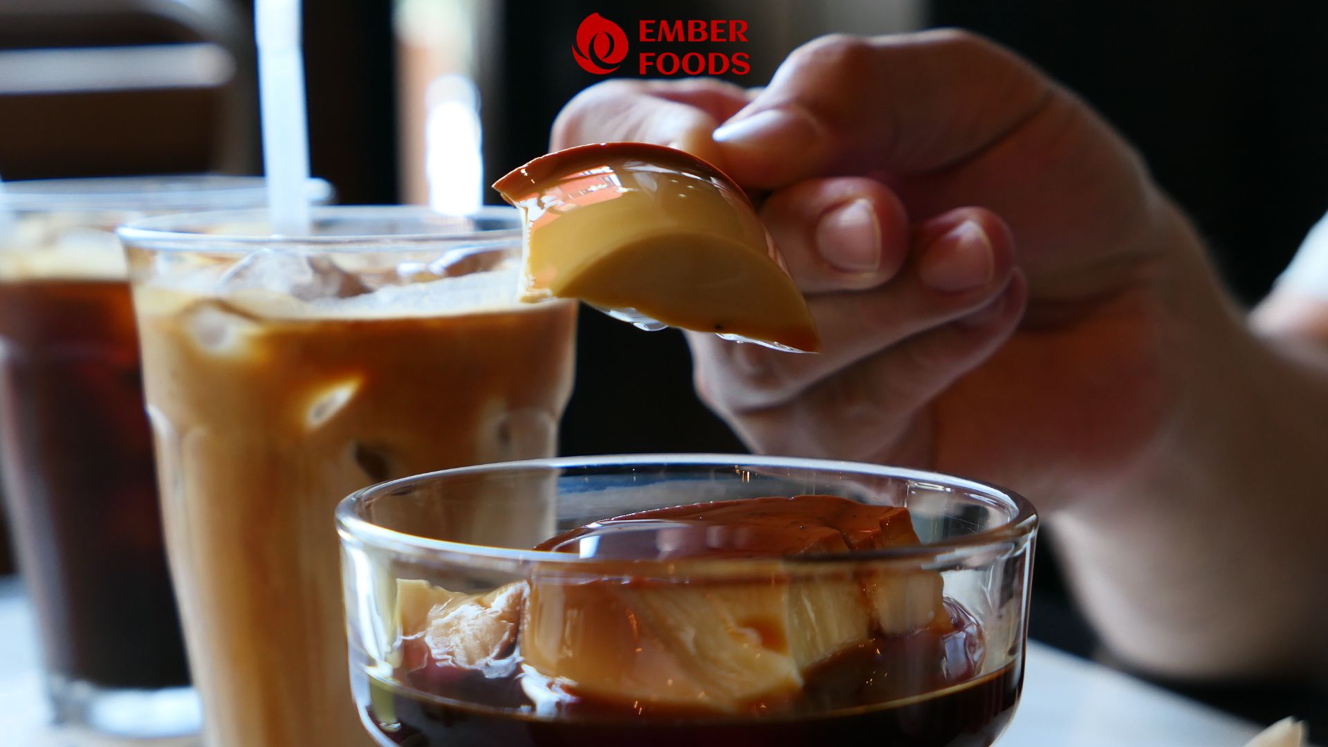 Bánh Flan và Pudding người dùng thích ăn ở resort, khách sạn