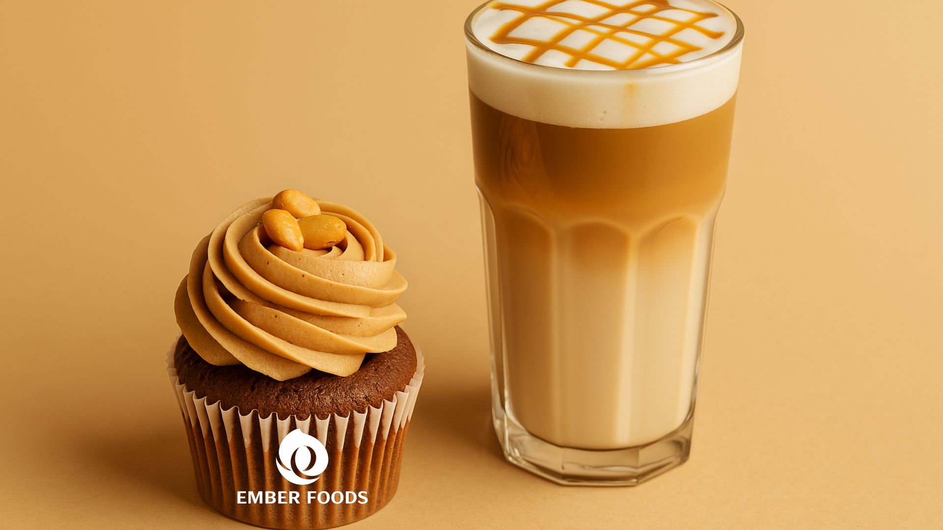 Bánh cupcake bơ đậu phộng giá sỉ Wholesale Peanut Butter Cupcakes – Ember Foods