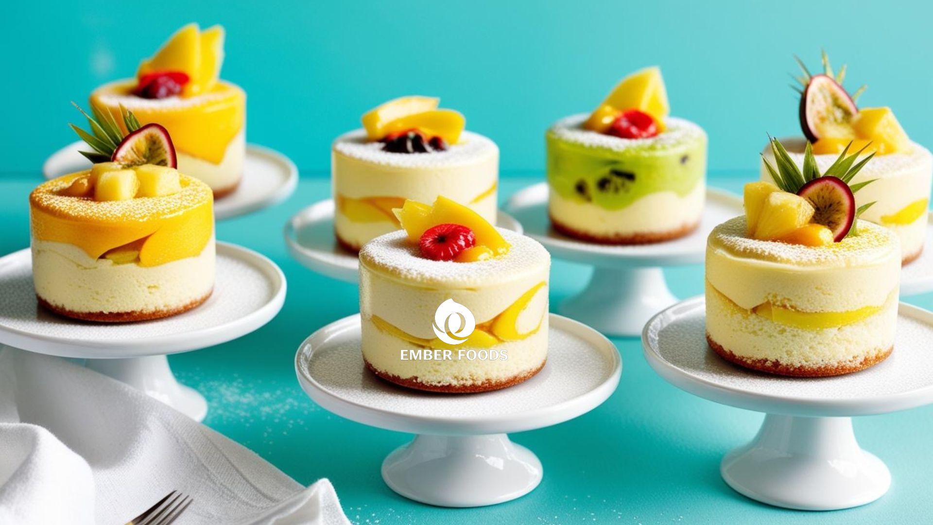Bánh mousse hoa quả nhiệt đới Ember Foods giá sỉ