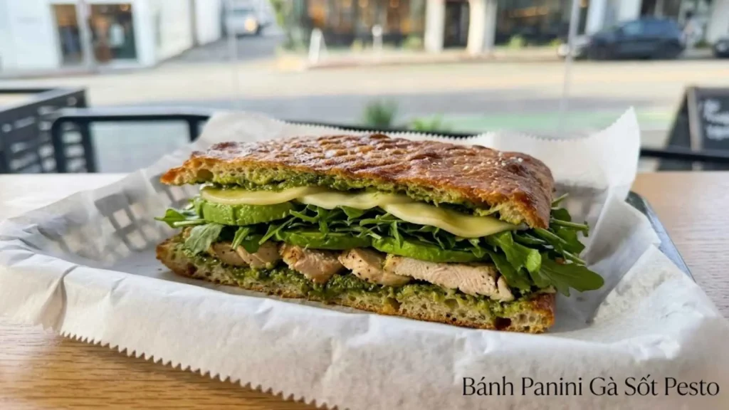 Bánh Panini Gà Sốt Pesto GIÁ SỈ HCM