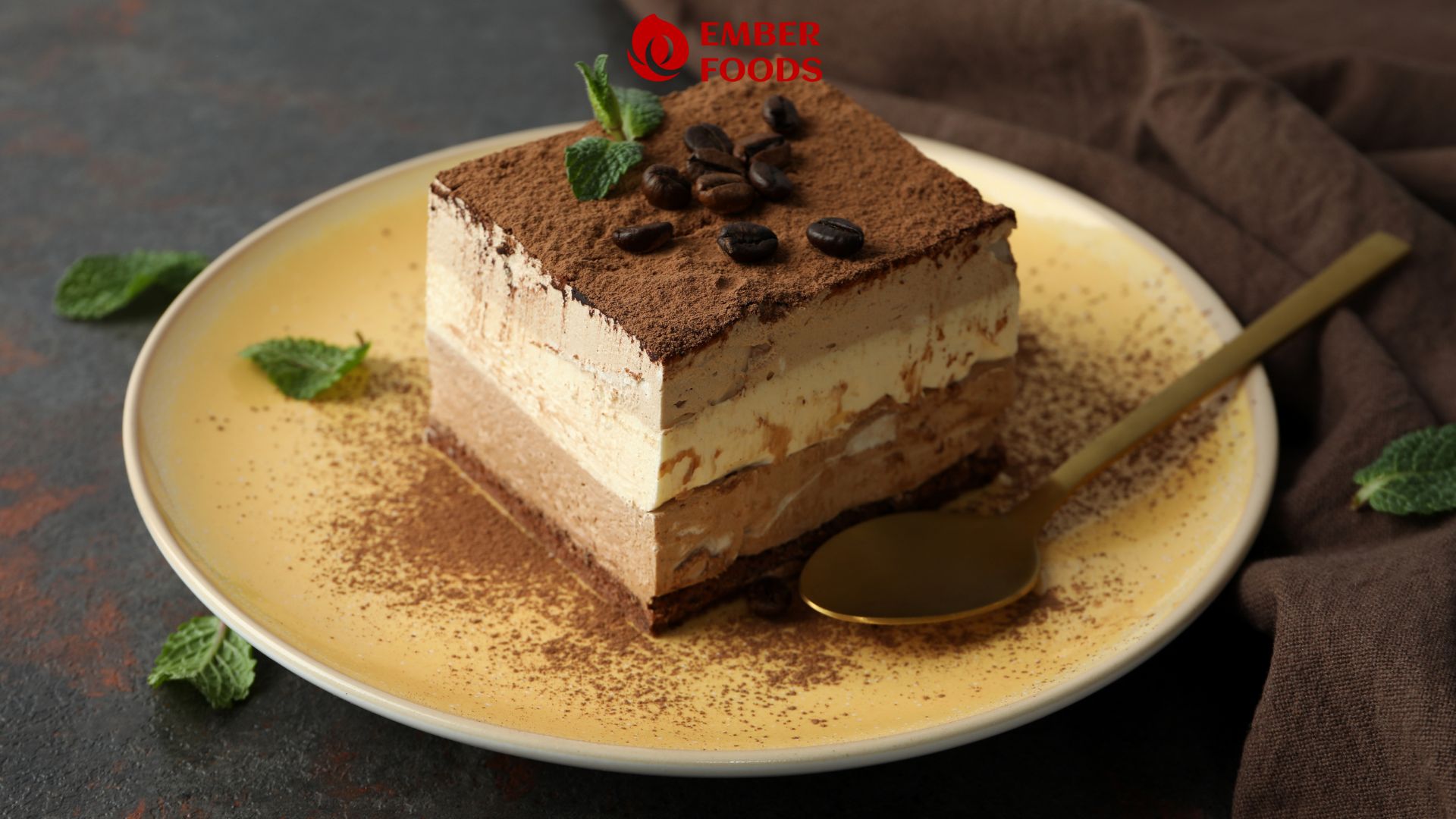 Bánh tiramisu người dùng thích ăn ở resort, khách sạn