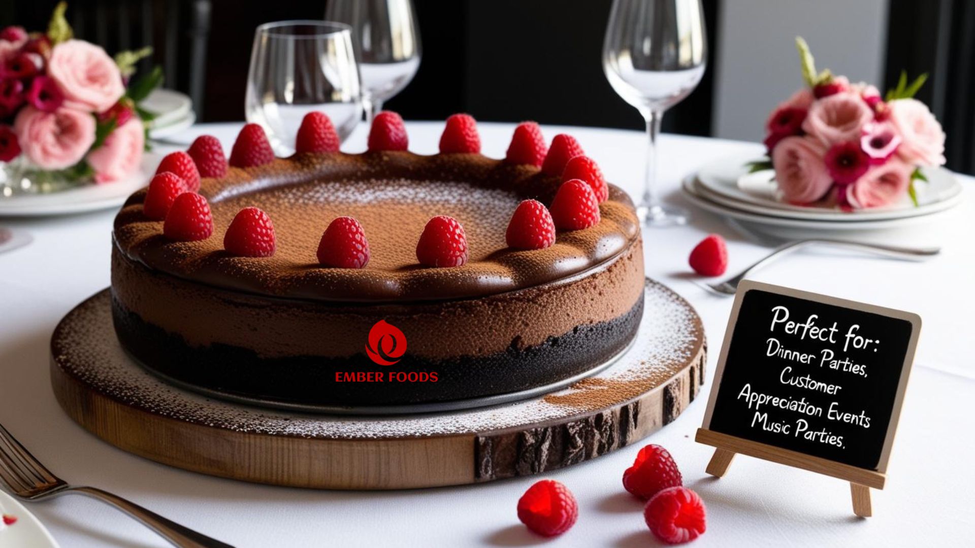 Cheesecake socola cho event - Chocolate cheesecake for event