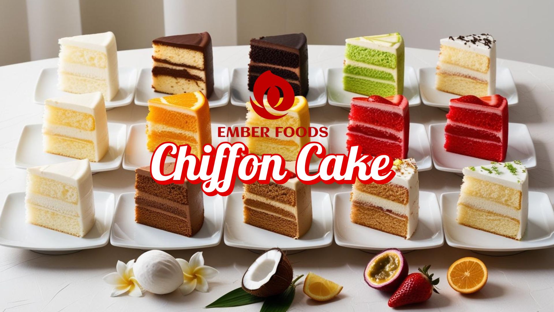 Có bao nhiêu loại bánh Chiffon