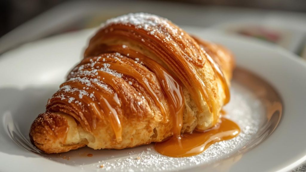 Croissant Caramel Nha Phan Phoi Gia Si Emebr Foods TPHCM Croissant Caramel Wholesale Distributor Ember Foods HCMC