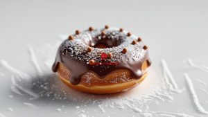 Donut Socola Mini Gia Si Cho Chuoi Coffee Tra Sua Mini Chocolate Donuts Wholesale Price For Coffee And Milk Tea Chains.jpg