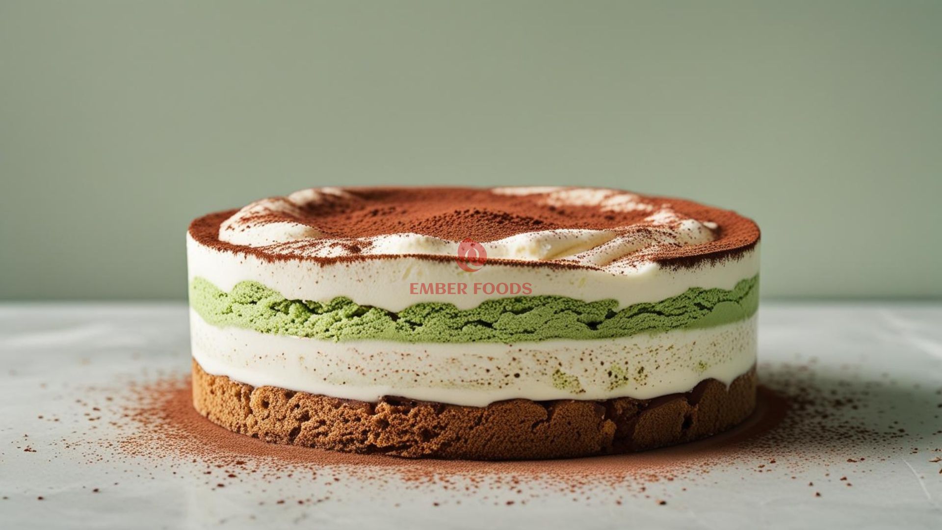 Nhà phân phối bánh tiramisu trà xanh cho Khách sạn - Green tea tiramisu cake distributor for hotels