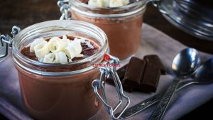 Pudding Socola Banh Si Giu Form Tot Vi Dam Ngot Vua Chocolate Pudding Wholesale Cake Keeps Good Shape Moderate Sweet Taste.jpg