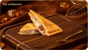 Toastie xốt carbonara
