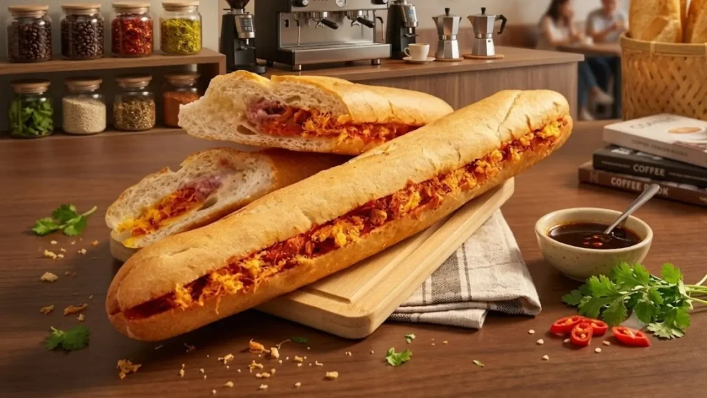 Bánh Mì Que Khổng Lồ Gà Sốt Teriyaki Có Cấu Trúc Ra Sao