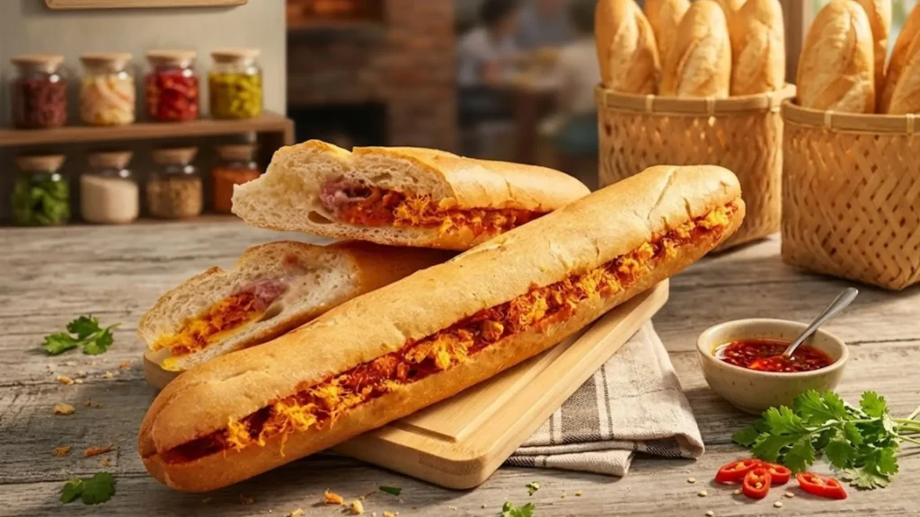 Bánh Mì Que Khổng Lồ Gà Sốt Teriyaki Dùng Cho Dịp Nào