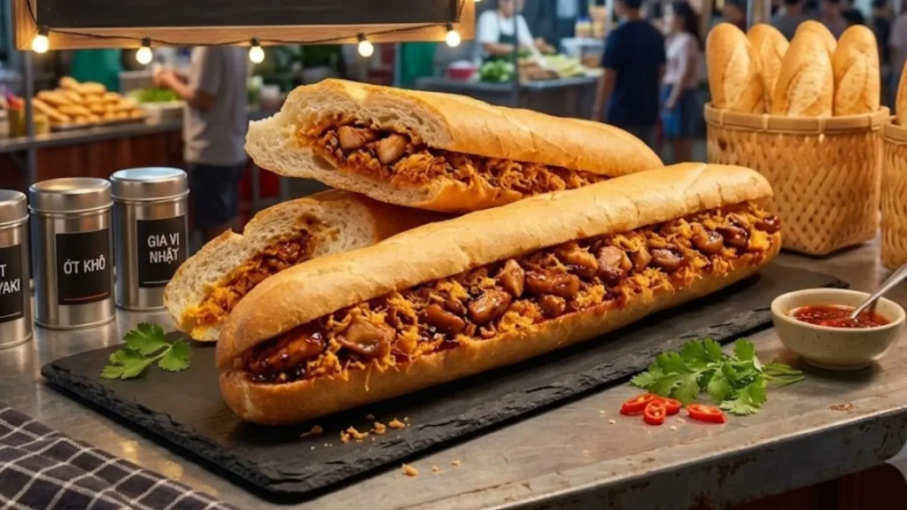 Bánh Mì Que Khổng Lồ Gà Sốt Teriyaki Thuộc Dòng Bánh Nào