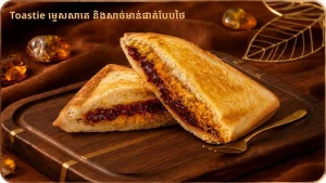 Toastie Xa Tế Chà Bông Gà Kiểu Thái