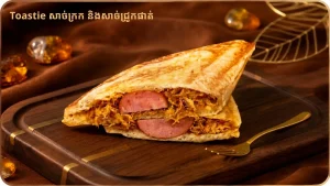 Toastie Xúc Xích Và Chà Bông